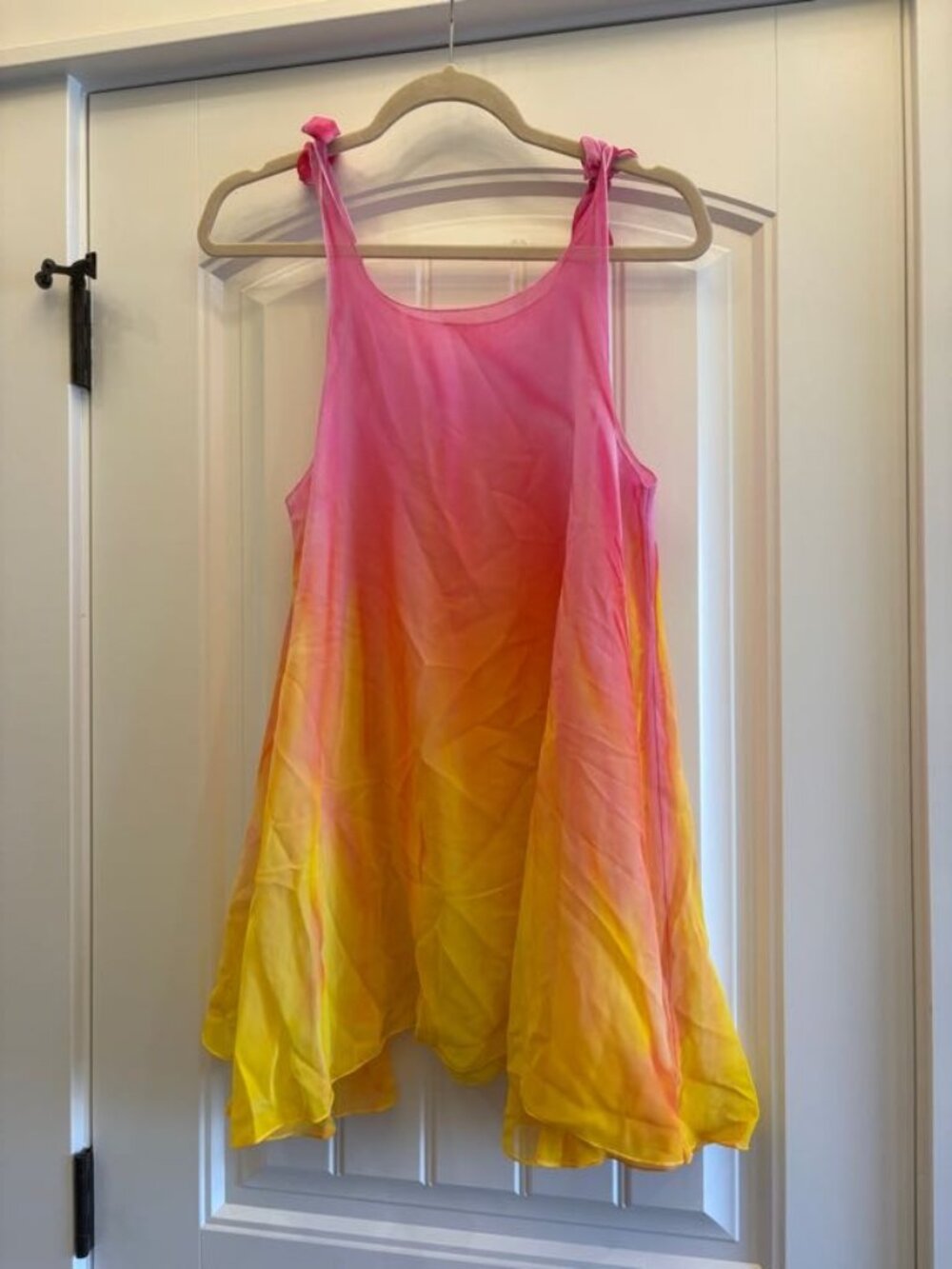 GENTLY USED Watercolor Overlay - Pink and Orange Hues Dance Costume